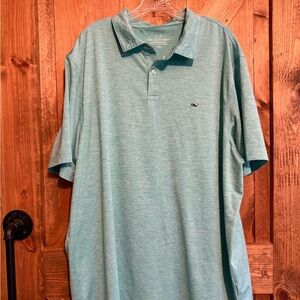 Vineyard Vines Men's Teal Polo Shirt